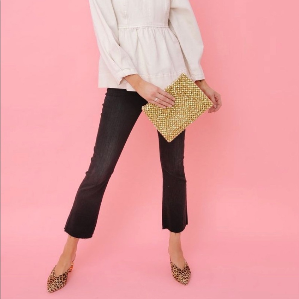 7 for all Mankind Slim Kick Black Jeans size 26